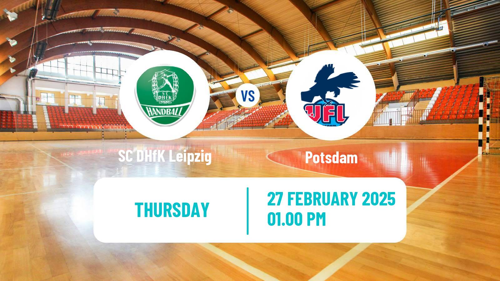 Handball German Bundesliga Handball SC DHfK Leipzig - Potsdam