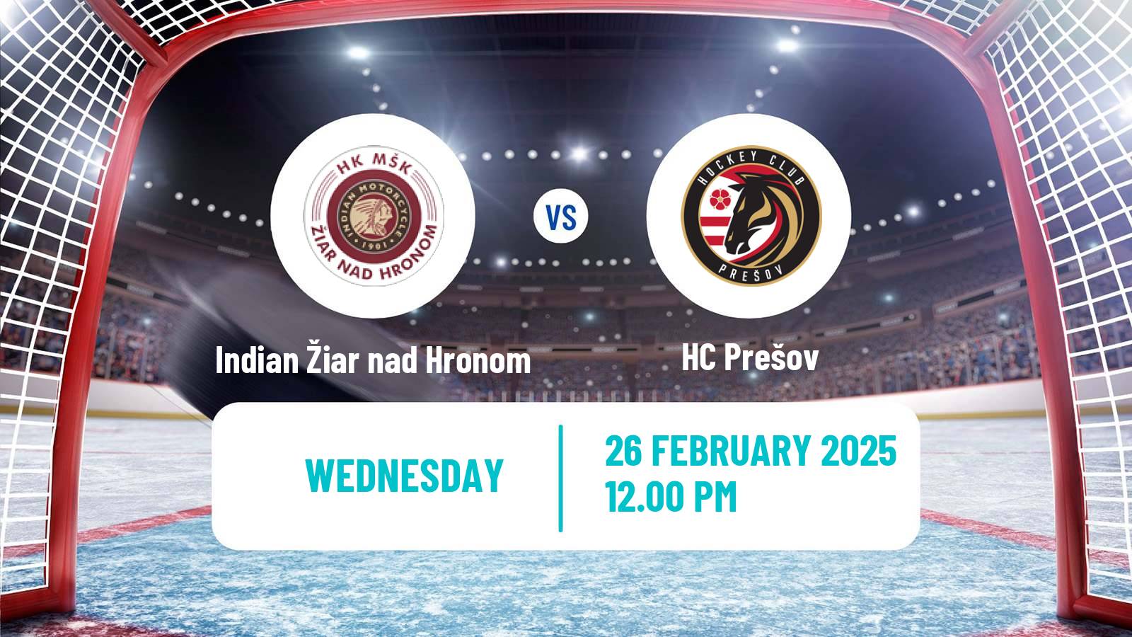 Hockey Slovak 1 Liga Hockey Indian Žiar nad Hronom - Prešov