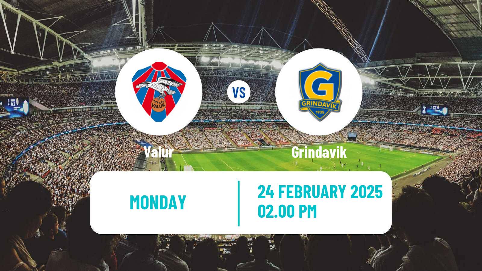Soccer Icelandic League Cup Valur - Grindavik