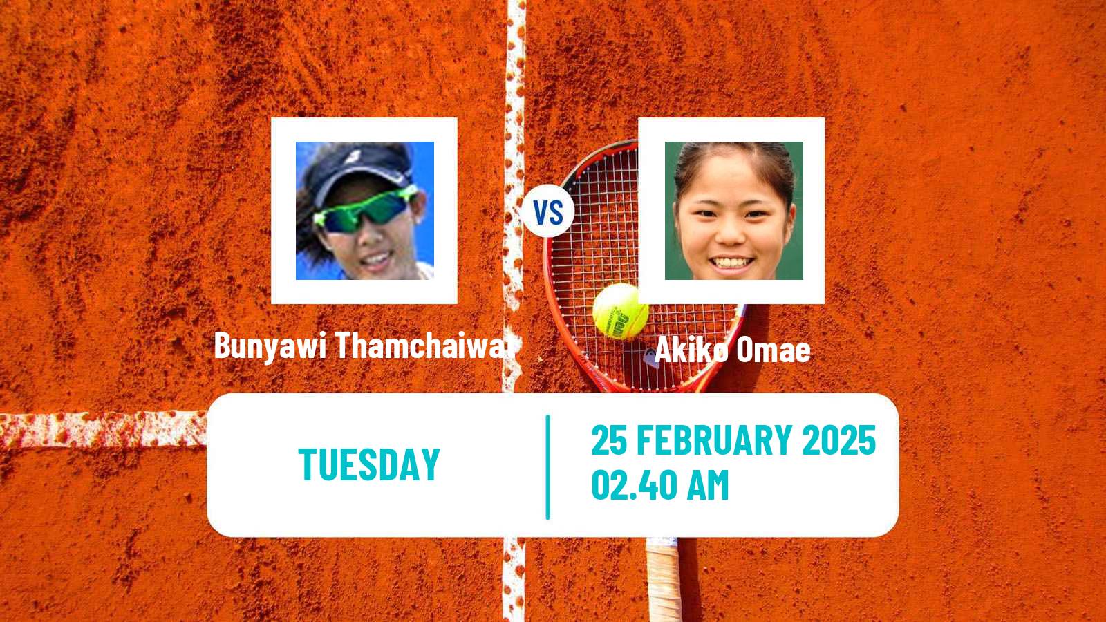 Tennis ITF W50 Ahmedabad Women Bunyawi Thamchaiwat - Akiko Omae