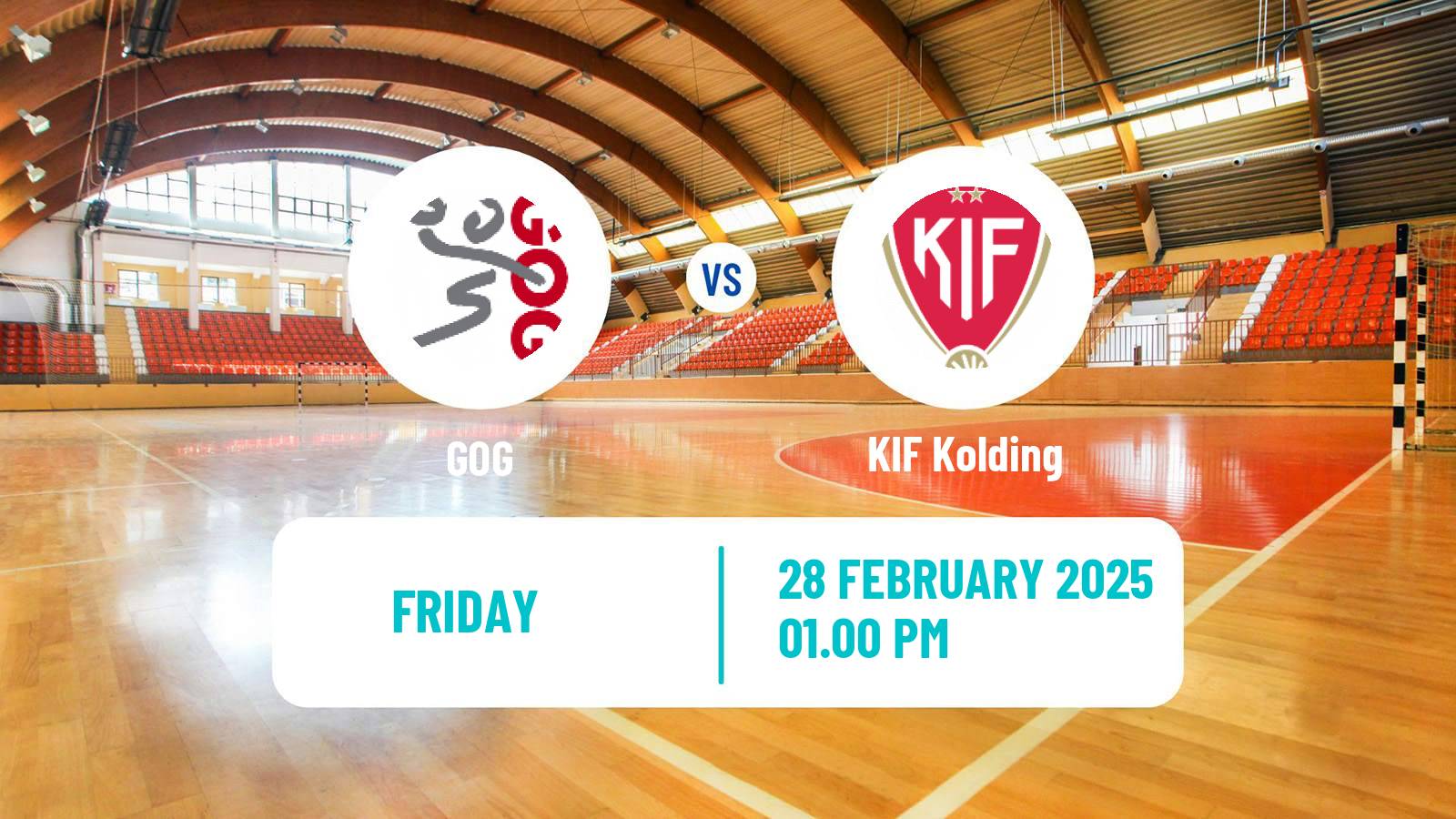 Handball Danish Handbold Ligaen GOG - KIF Kolding