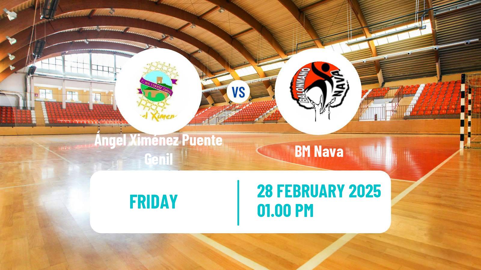Handball Spanish Liga ASOBAL Ángel Ximénez Puente Genil - Nava