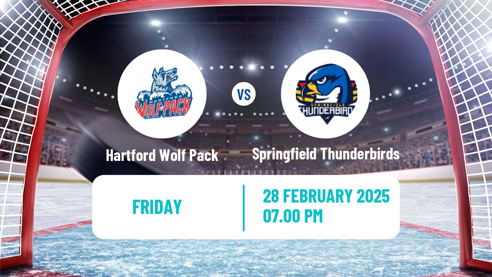 Hockey AHL Hartford Wolf Pack - Springfield Thunderbirds