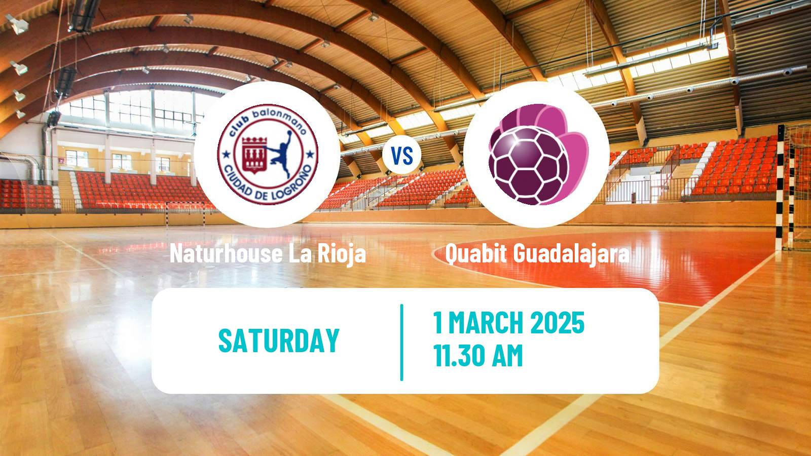 Handball Spanish Liga ASOBAL Naturhouse La Rioja - Quabit Guadalajara