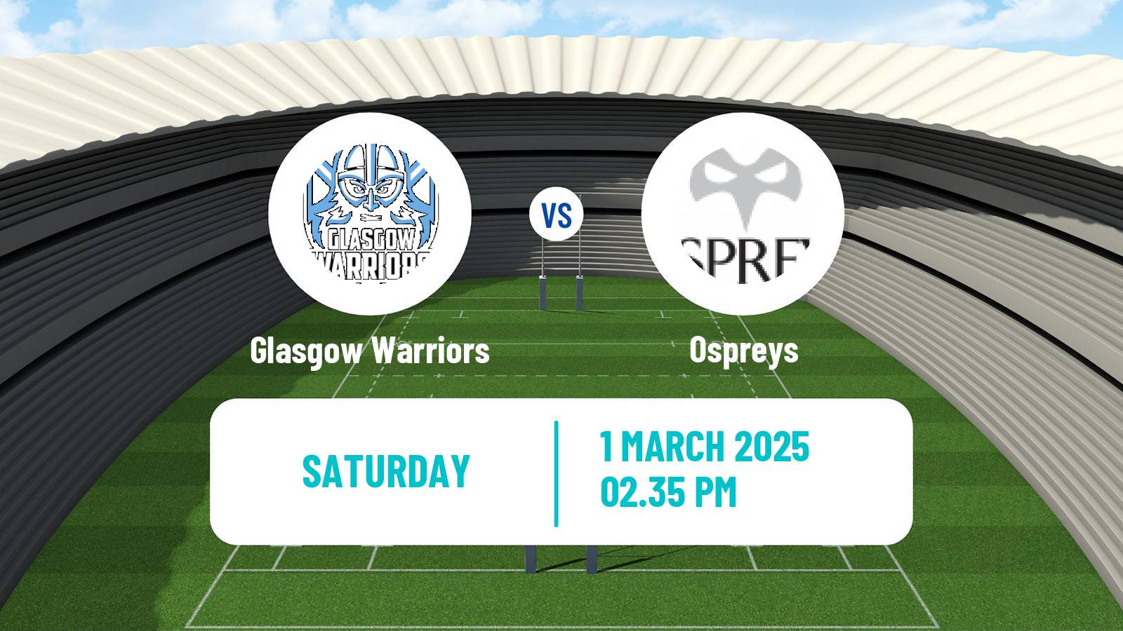 Rugby union United Rugby Championship Glasgow Warriors - Ospreys