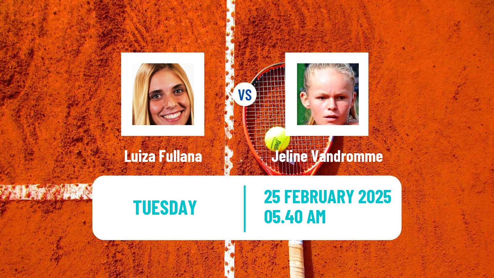 Tennis ITF W15 Manacor 5 Women Luiza Fullana - Jeline Vandromme