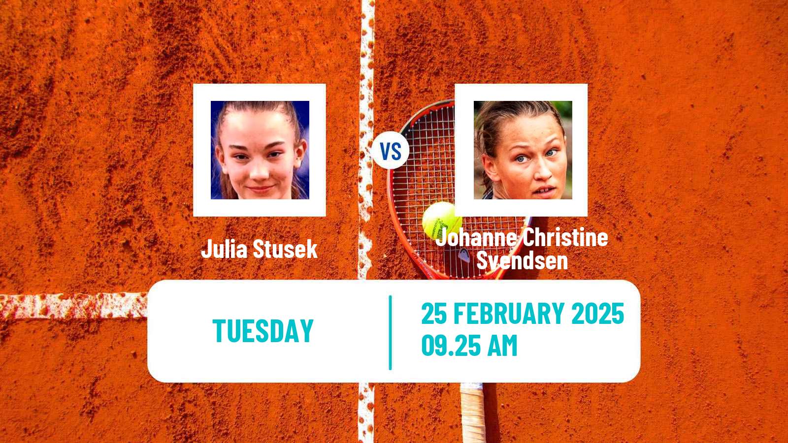 Tennis ITF W15 Leimen Women Julia Stusek - Johanne Christine Svendsen