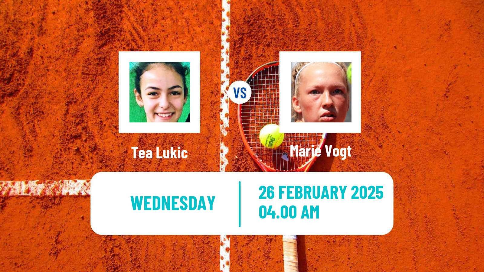 Tennis ITF W15 Leimen Women Tea Lukic - Marie Vogt