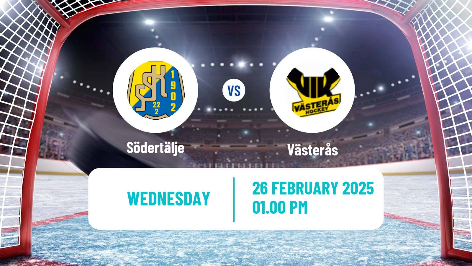 Hockey Swedish Hockey Allsvenskan Södertälje - Västerås