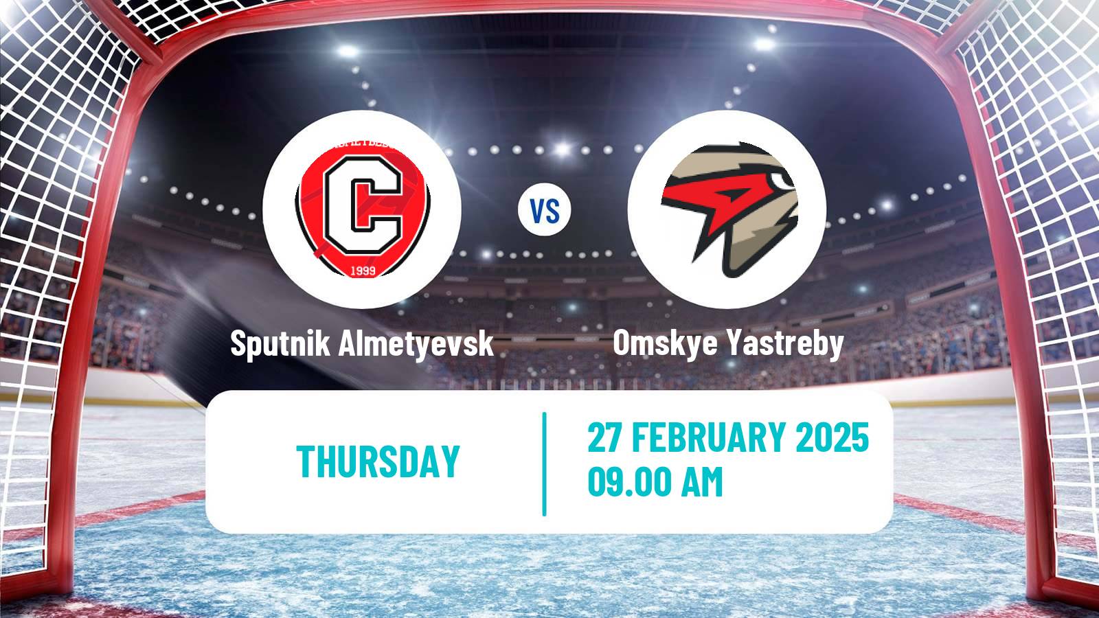 Hockey MHL Sputnik Almetyevsk - Omskye Yastreby