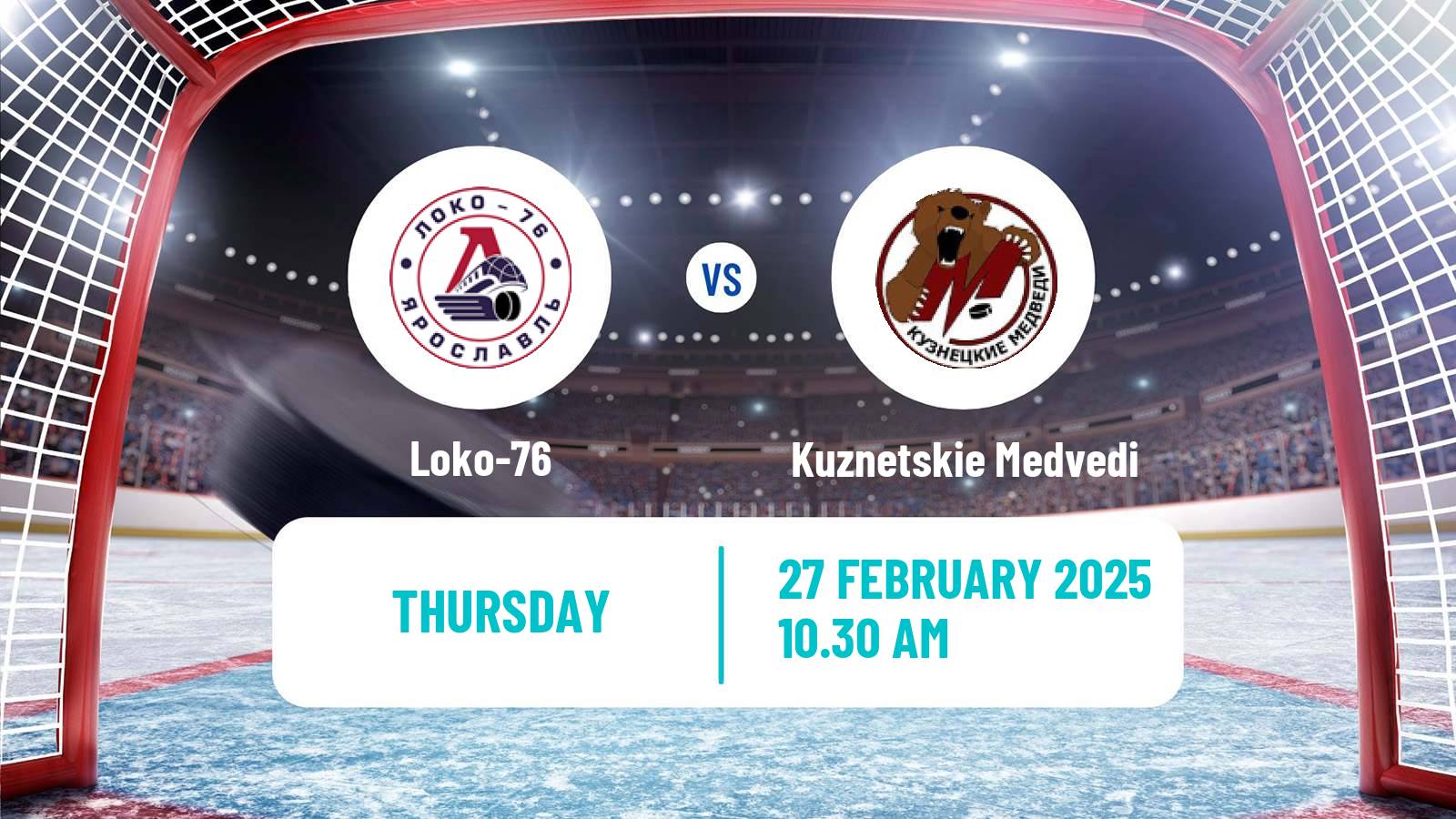 Hockey MHL Loko-76 - Kuznetskie Medvedi