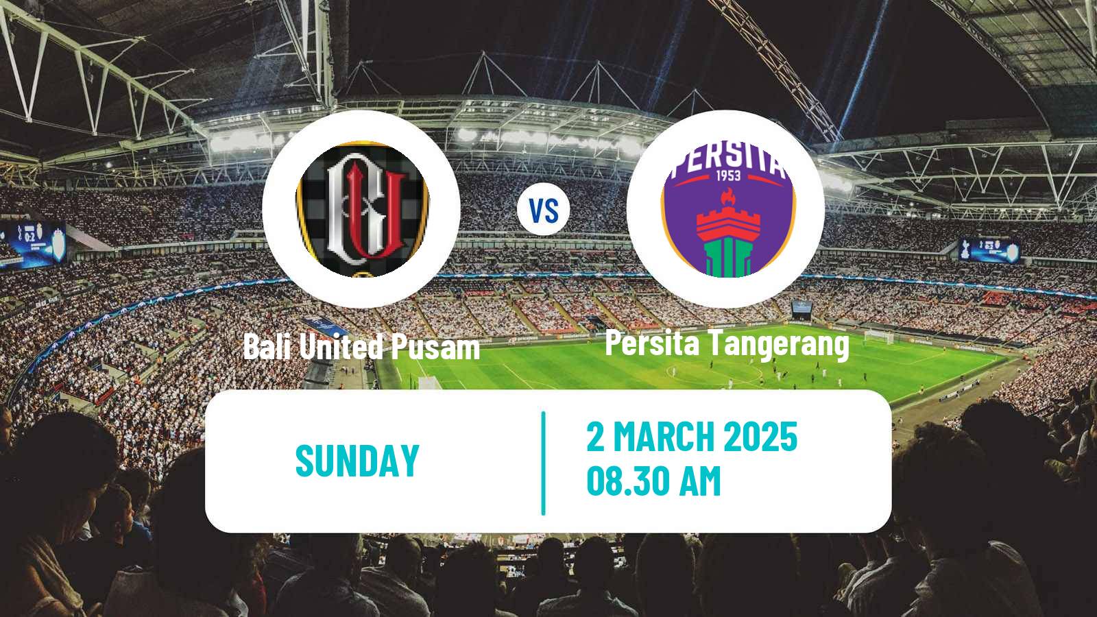 Soccer Indonesian Liga 1 Bali United Pusam - Persita Tangerang
