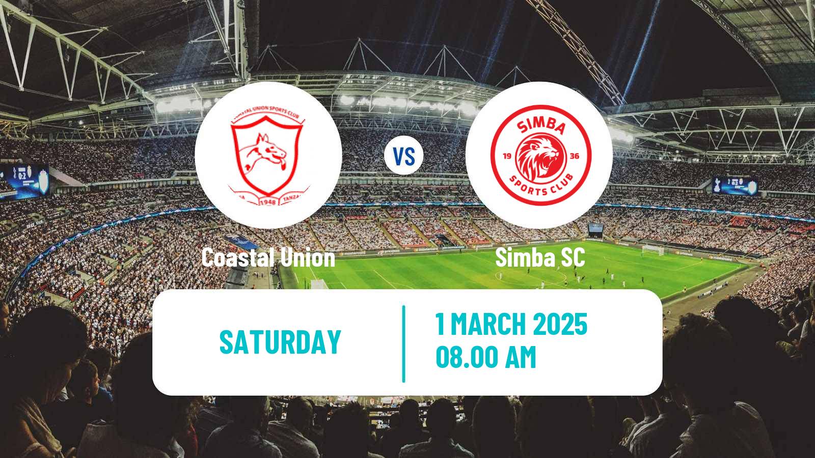 Football Tanzanian Premier League Coastal Union - Simba