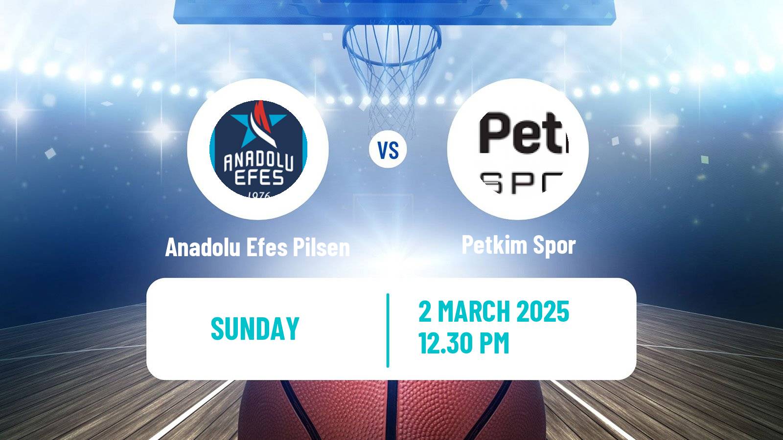 Basketball Turkish Basketball Super Ligi Anadolu Efes Pilsen - Petkim Spor