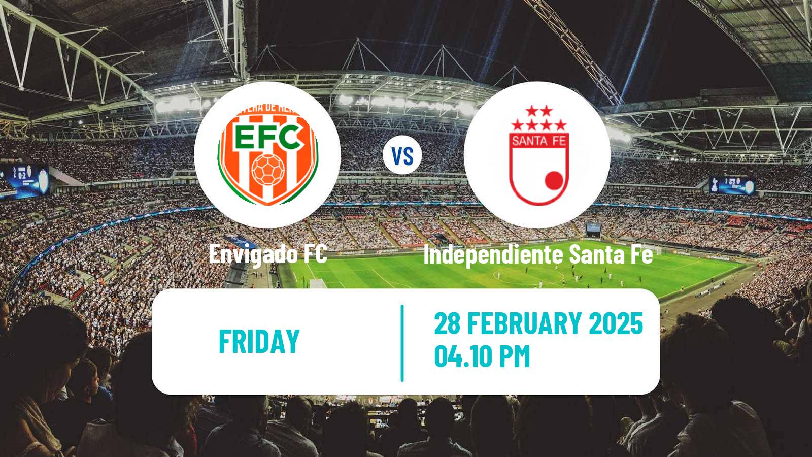 Soccer Colombian Primera A Envigado - Independiente Santa Fe