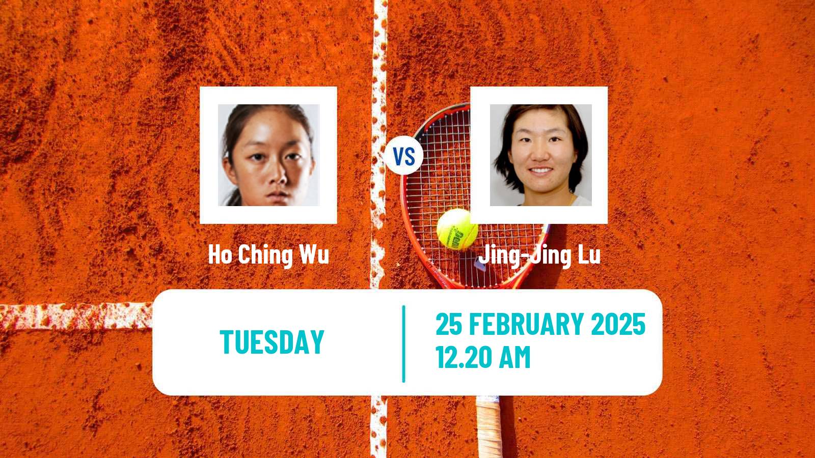 Tennis ITF W15 Maanshan Women Ho Ching Wu - Jing-Jing Lu