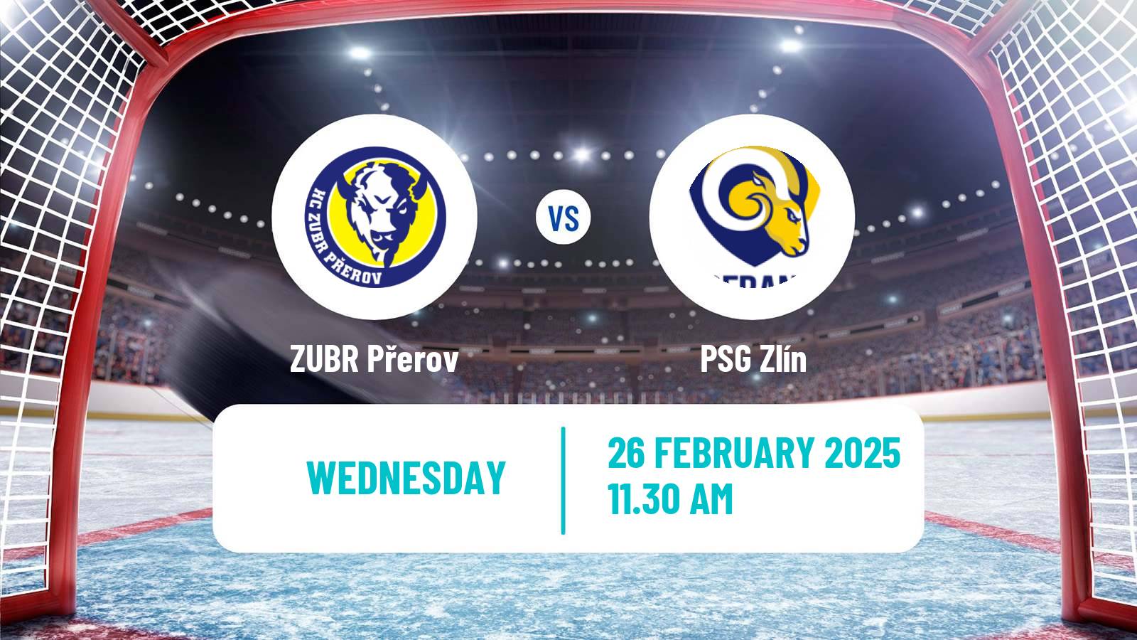 Hockey Czech Chance Liga ZUBR Přerov - PSG Zlín
