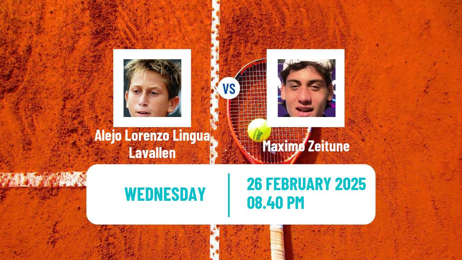 Tennis ITF M25 Yerba Buena Men Alejo Lorenzo Lingua Lavallen - Maximo Zeitune