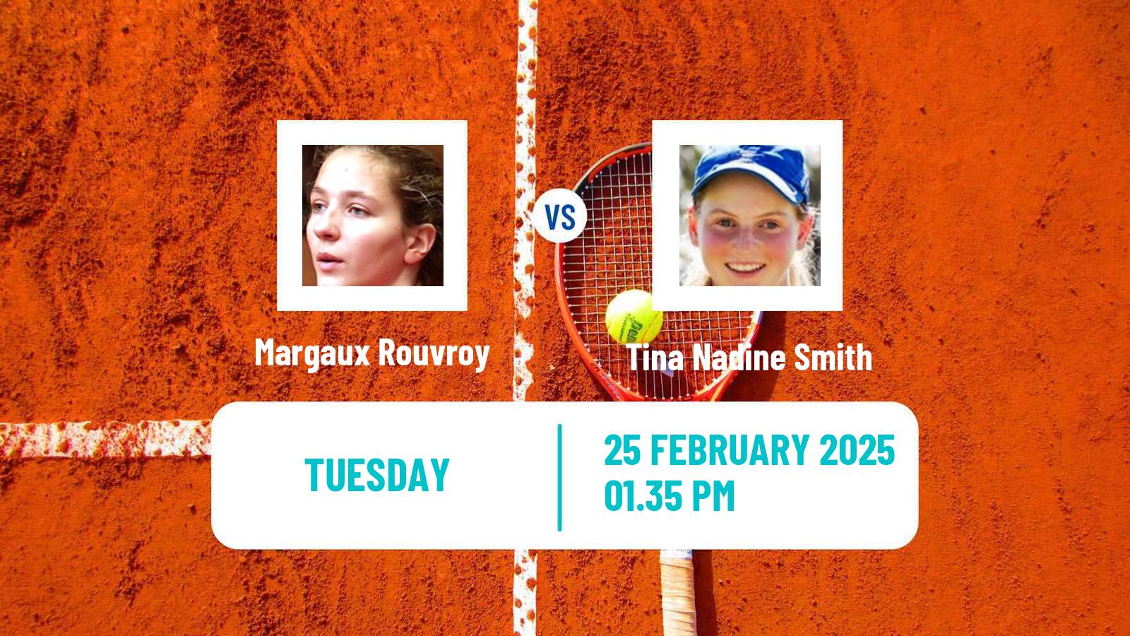 Tennis ITF W50 H Macon Women Margaux Rouvroy - Tina Nadine Smith