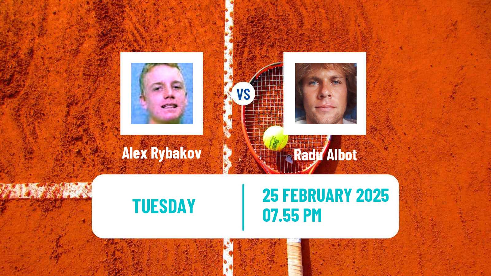 Tennis San Diego Challenger Men Alex Rybakov - Radu Albot