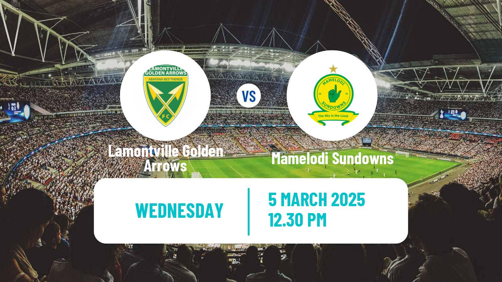 Soccer South African Premier Soccer League Lamontville Golden Arrows - Mamelodi Sundowns