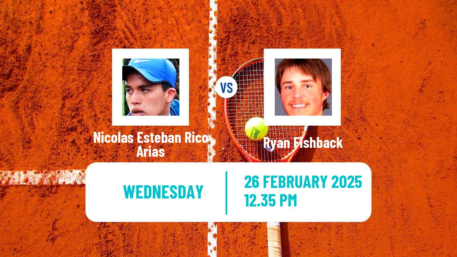 Tennis ITF M15 Huamantla 4 Men Nicolas Esteban Rico Arias - Ryan Fishback