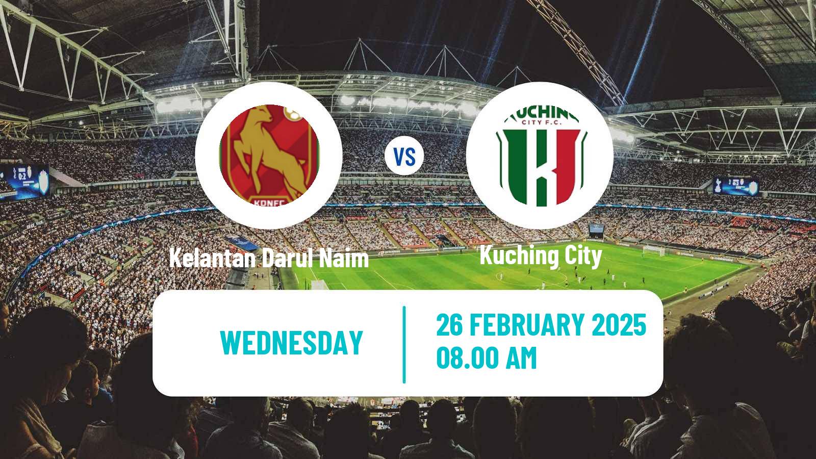 Soccer Malaysian Super League Kelantan Darul Naim - Kuching City