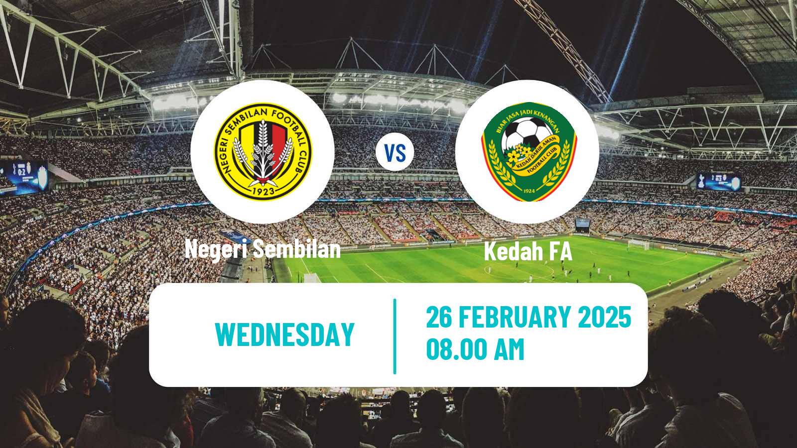 Soccer Malaysian Super League Negeri Sembilan - Kedah FA