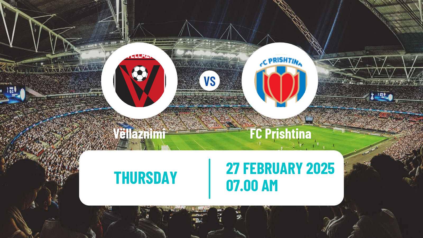 Football Kosovo Cup Vëllaznimi - Prishtina
