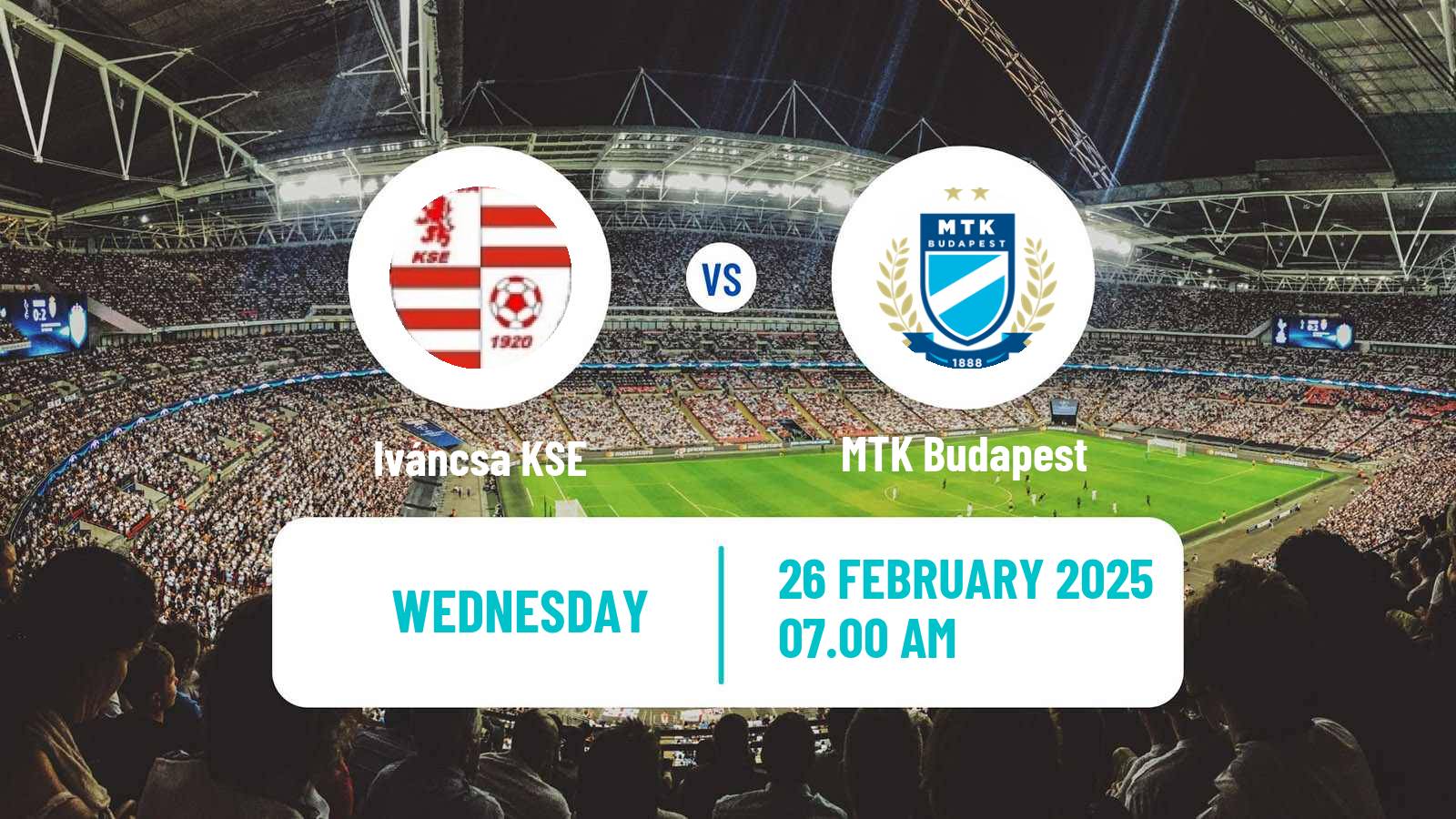 Soccer Hungarian Cup Iváncsa - MTK Budapest