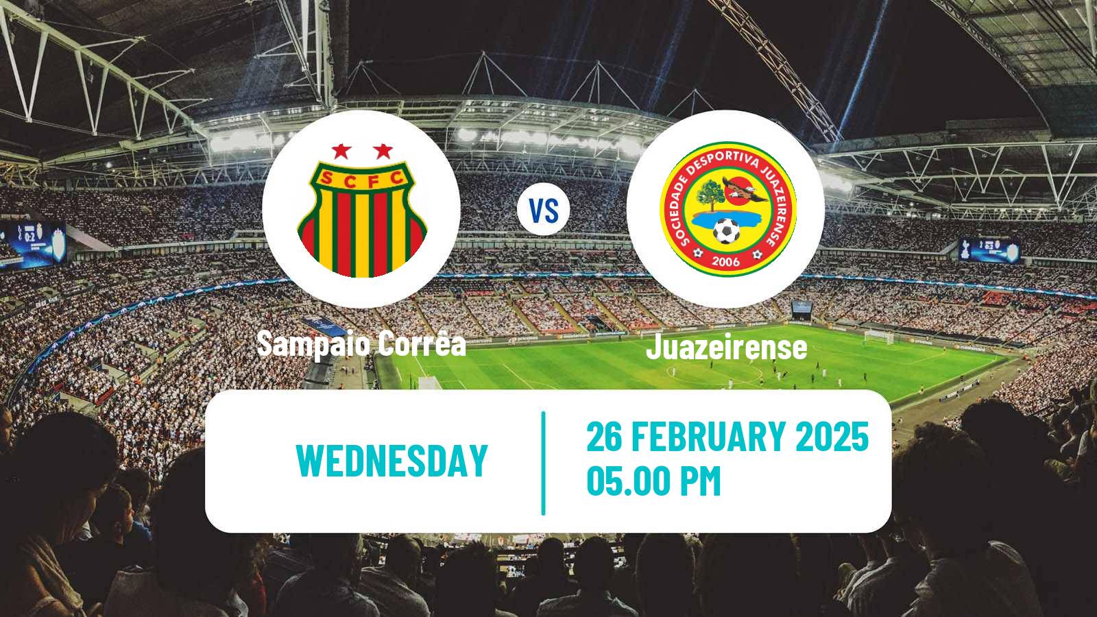 Soccer Brazilian Copa do Nordeste Sampaio Corrêa - Juazeirense