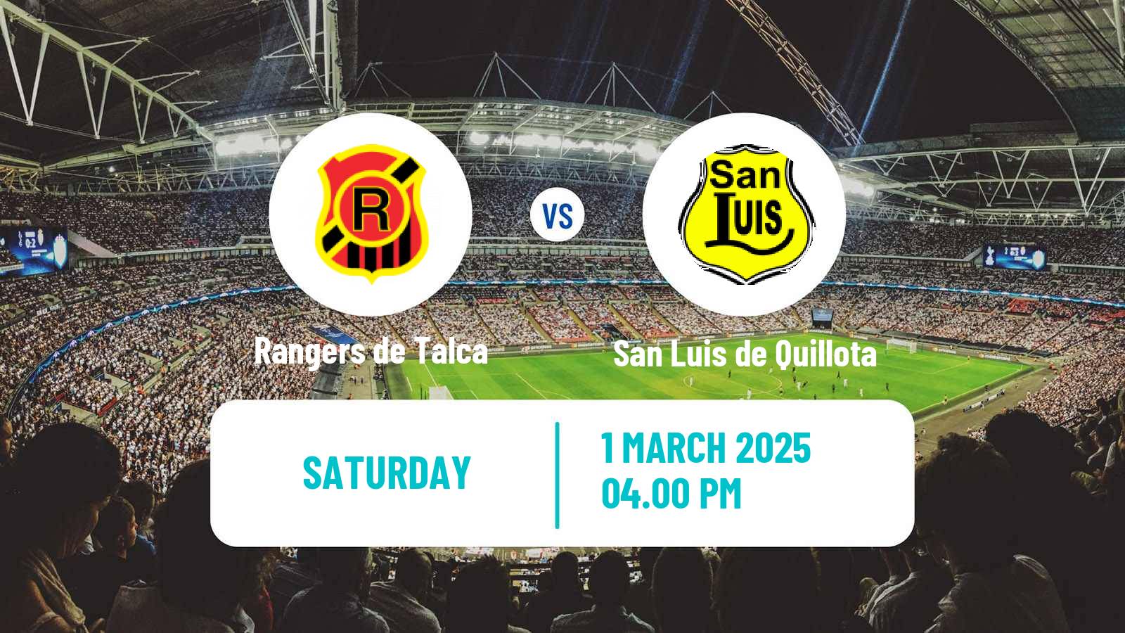Soccer Chilean Primera B Rangers de Talca - San Luis de Quillota