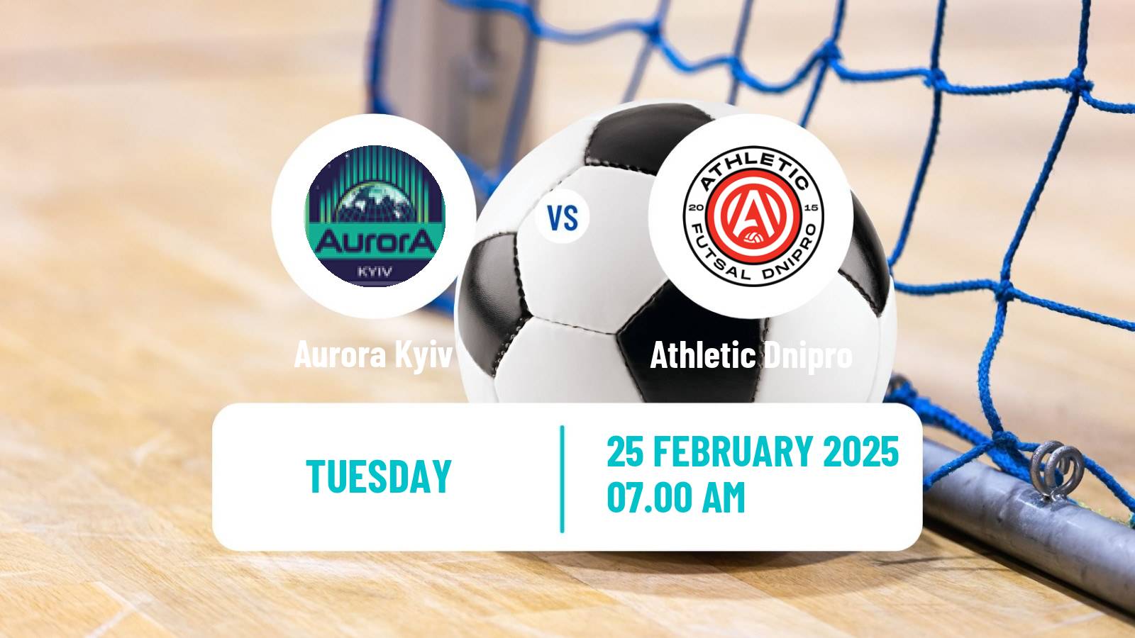 Futsal Ukrainian Extra Liga Futsal Aurora Kyiv - Athletic Dnipro