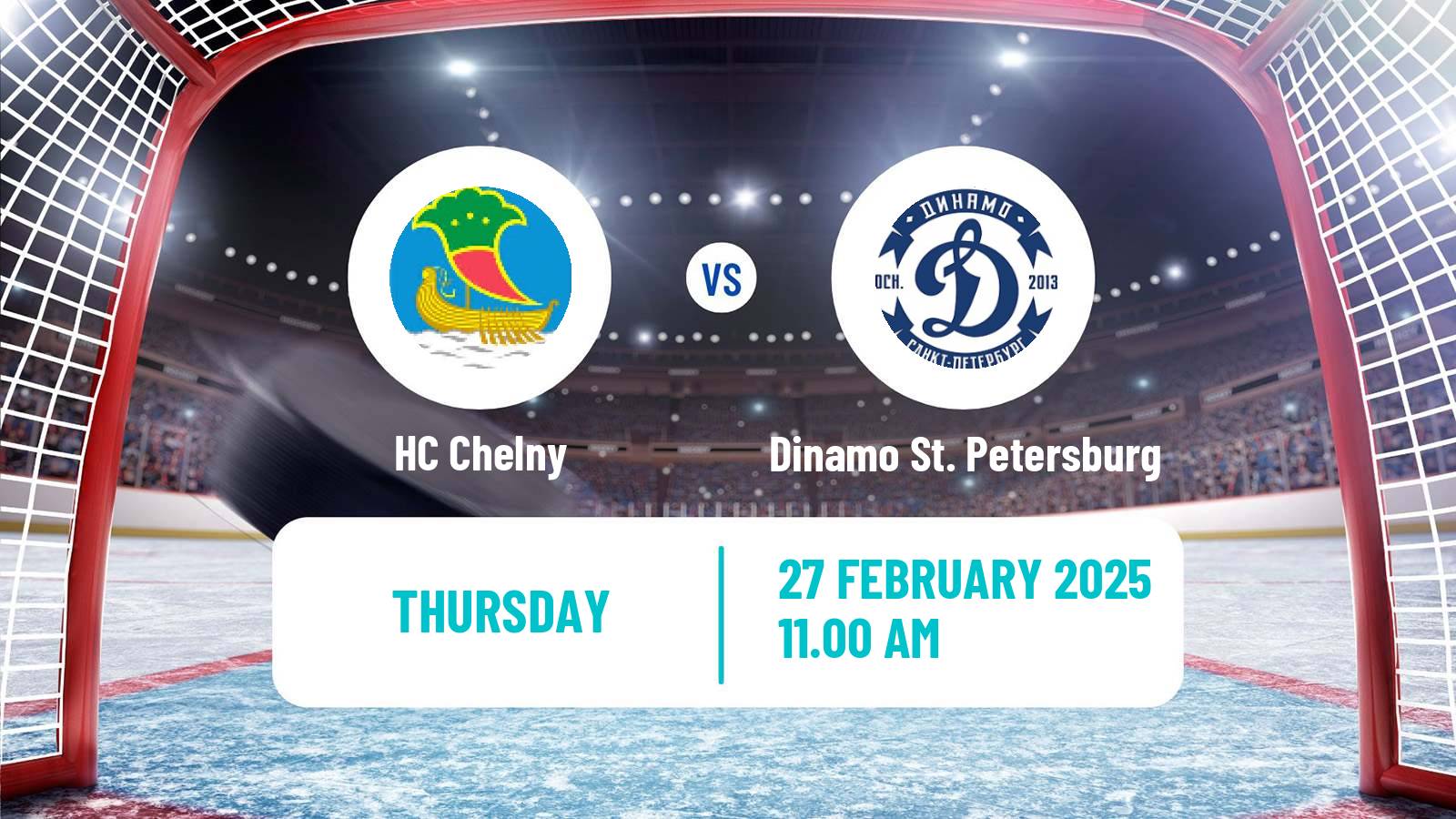 Hockey VHL Chelny - Dinamo St. Petersburg