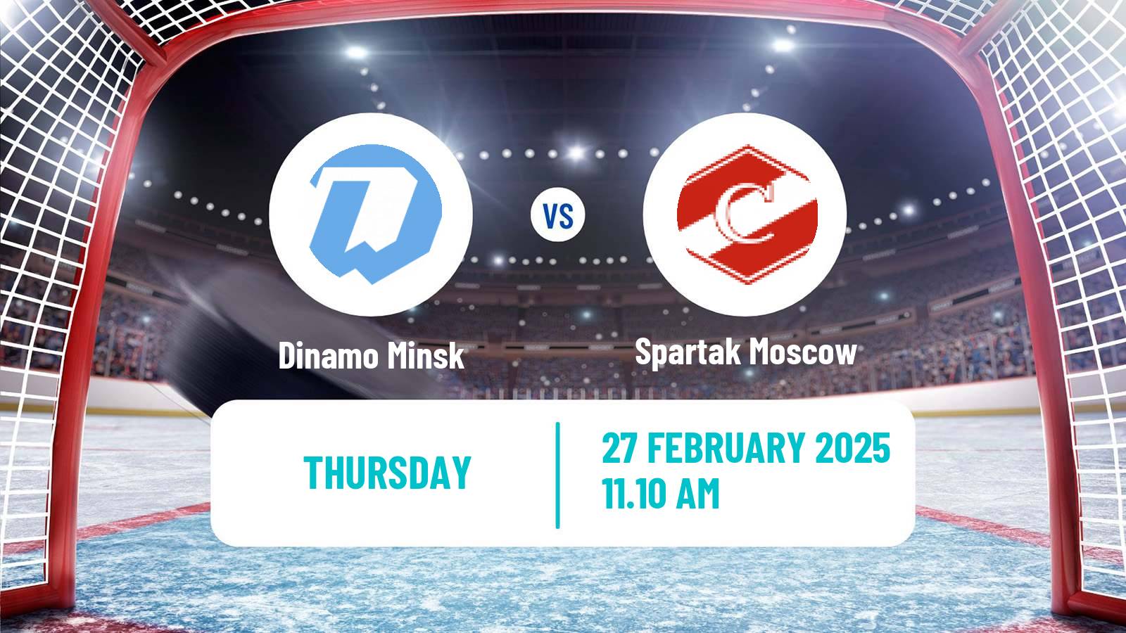 Hockey KHL Dinamo Minsk - Spartak Moscow