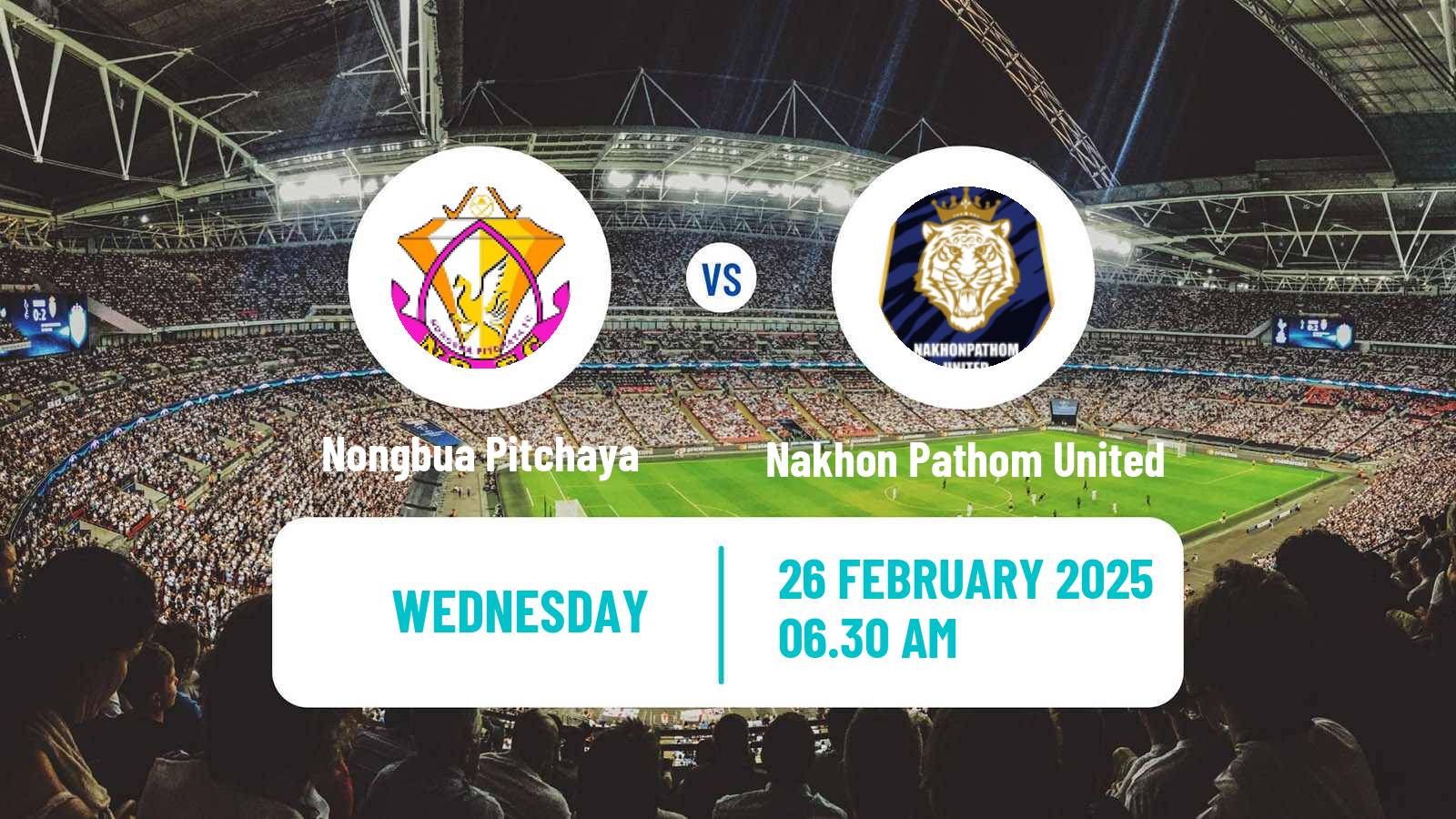 Soccer Thai League Cup Nongbua Pitchaya - Nakhon Pathom United