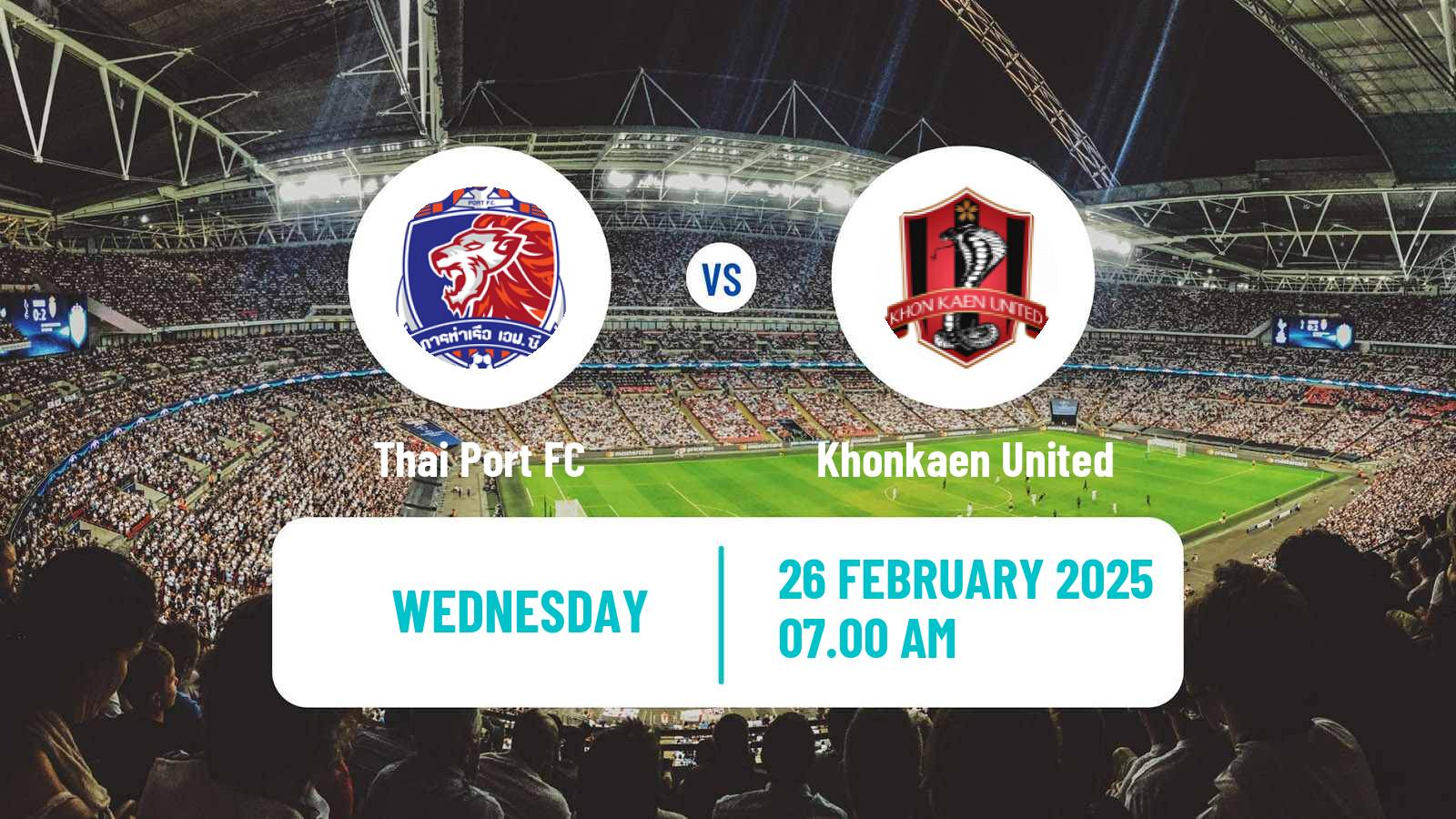 Soccer Thai League Cup Thai Port - Khonkaen United