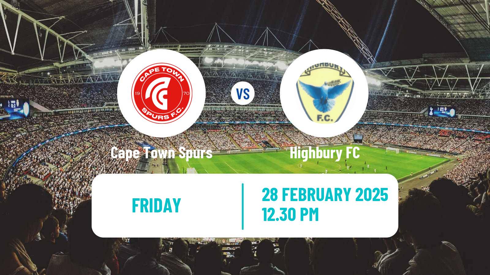 Soccer South African First Division Cape Town Spurs - Highbury