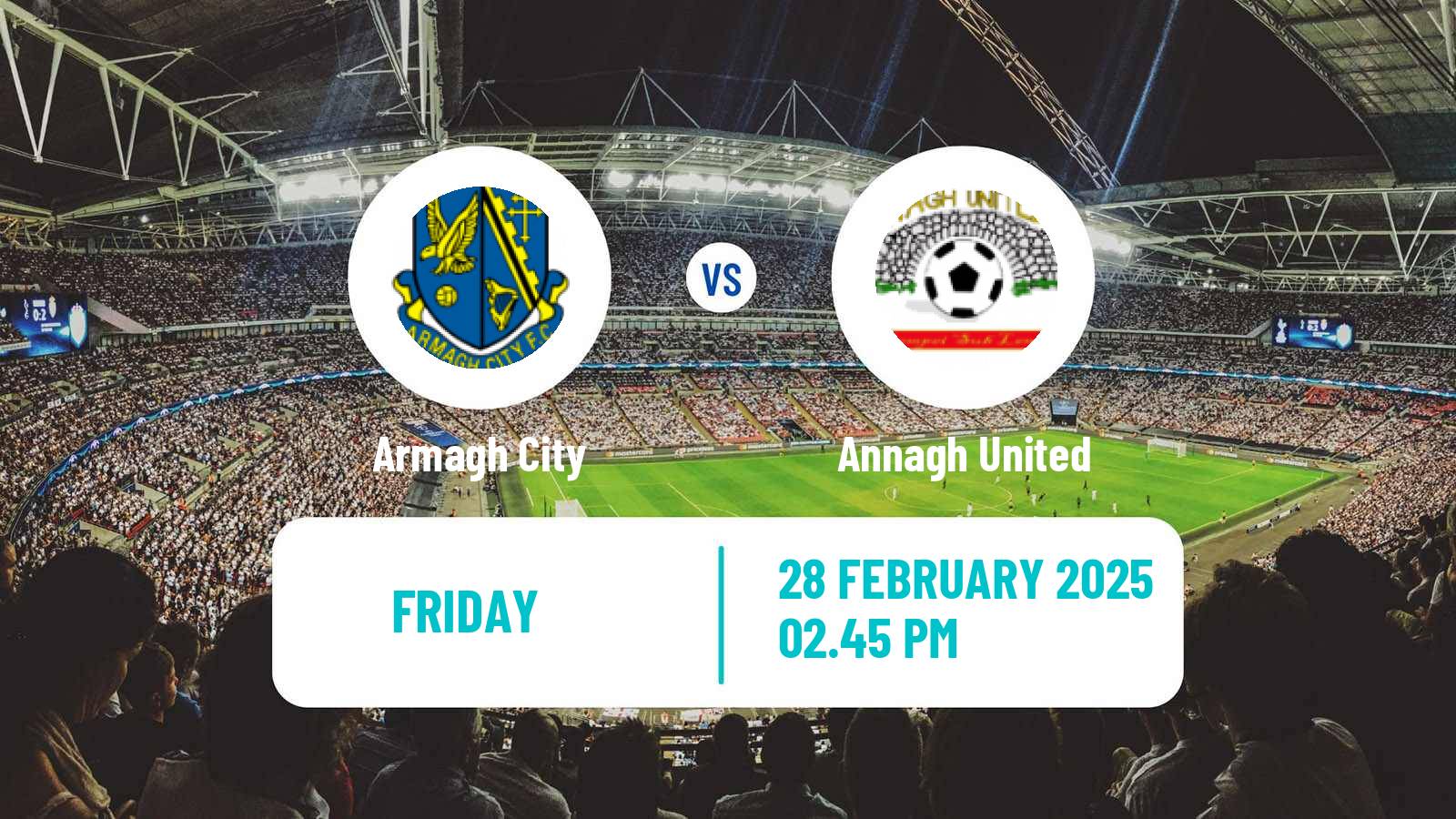 Soccer Northern Irish Championship Armagh City - Annagh United
