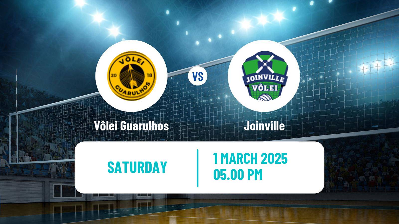 Volleyball Brazilian SuperLiga Volleyball Vôlei Guarulhos - Joinville