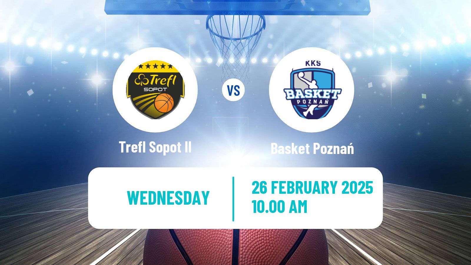 Basketball Polish 1 Liga Basketball Trefl Sopot II - Basket Poznań