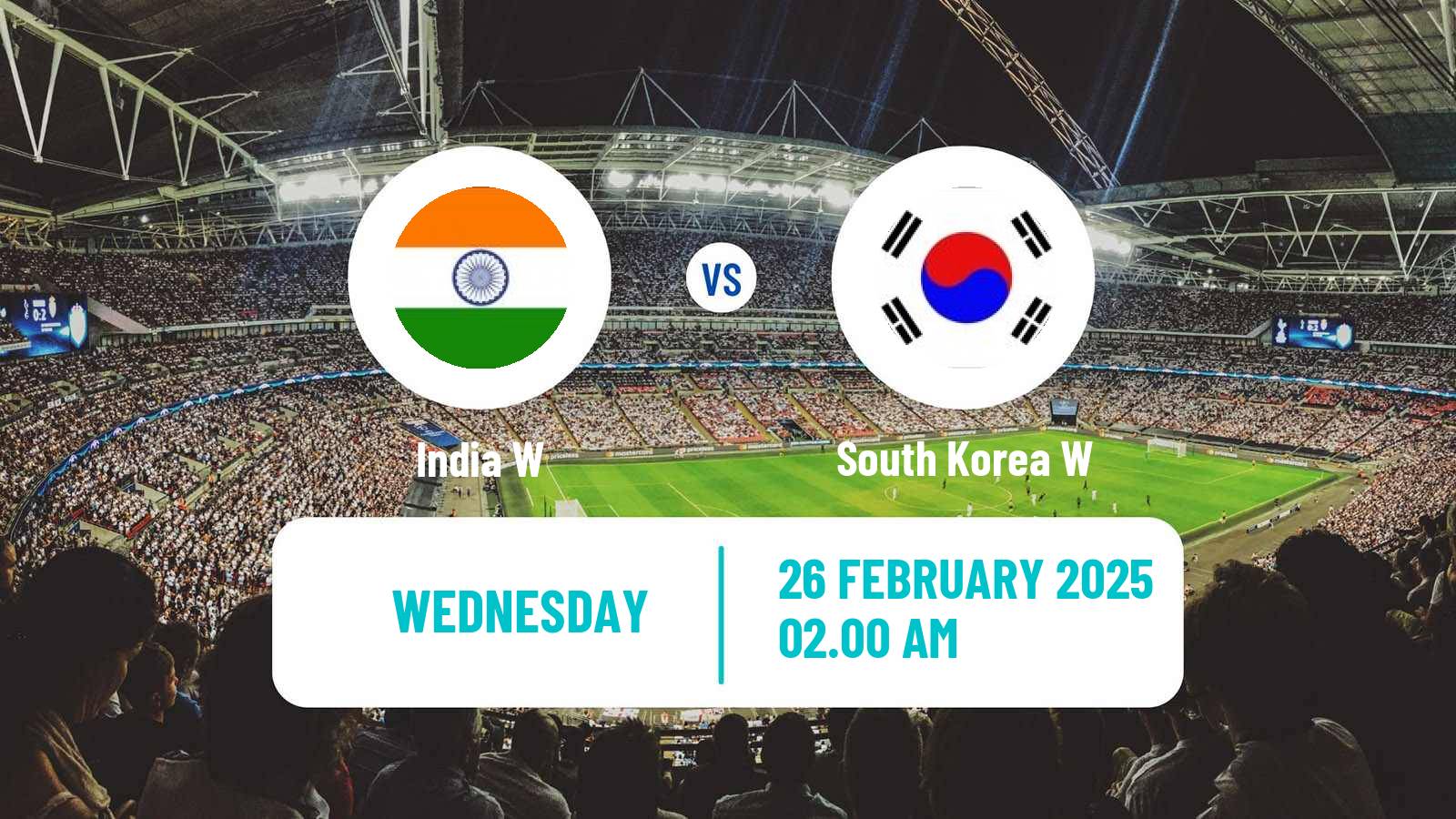 Soccer Friendly International Women India W - South Korea W