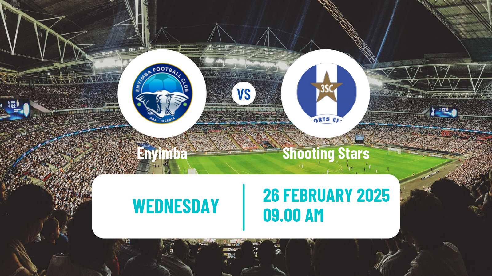 Soccer Nigerian Premier League Enyimba - Shooting Stars