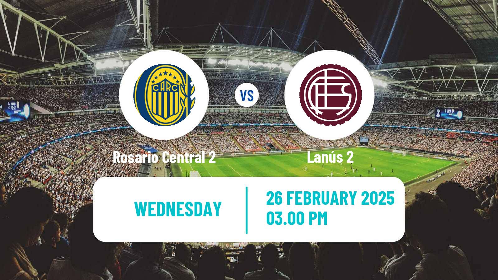 Soccer Argentinian Reserve League Rosario Central 2 - Lanús 2