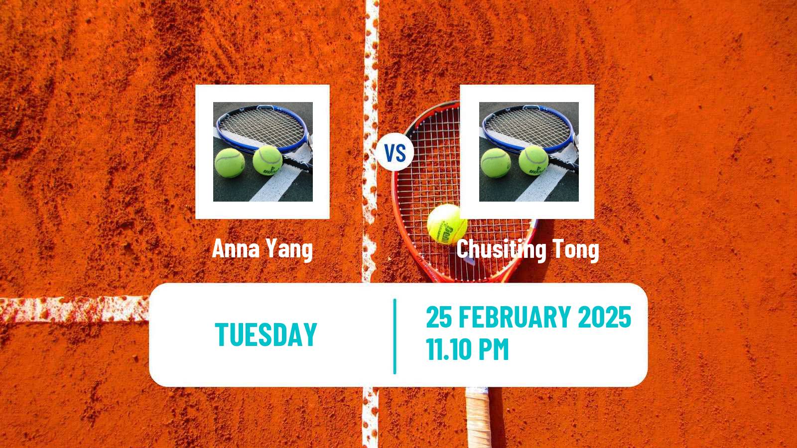 Tennis ITF W15 Maanshan Women Anna Yang - Chusiting Tong