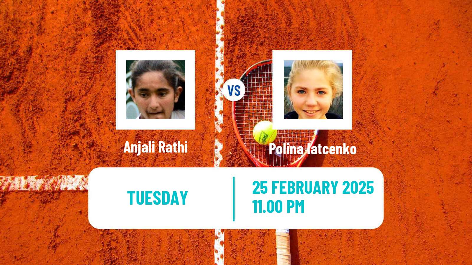 Tennis ITF W50 Ahmedabad Women Anjali Rathi - Polina Iatcenko