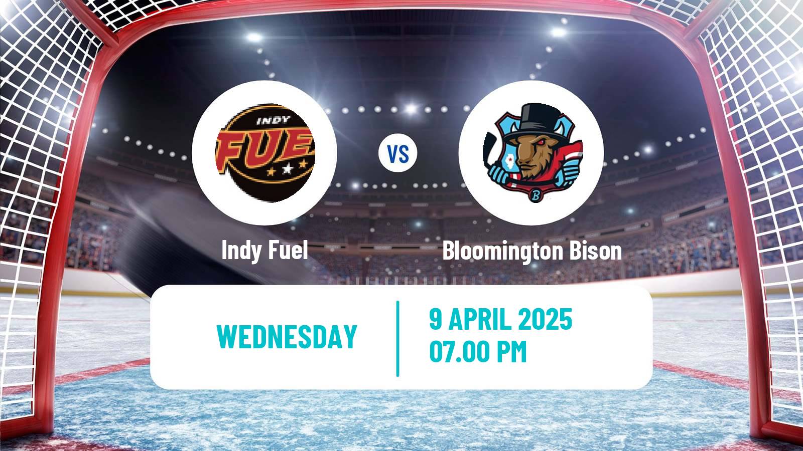 Hockey ECHL Indy Fuel - Bloomington Bison