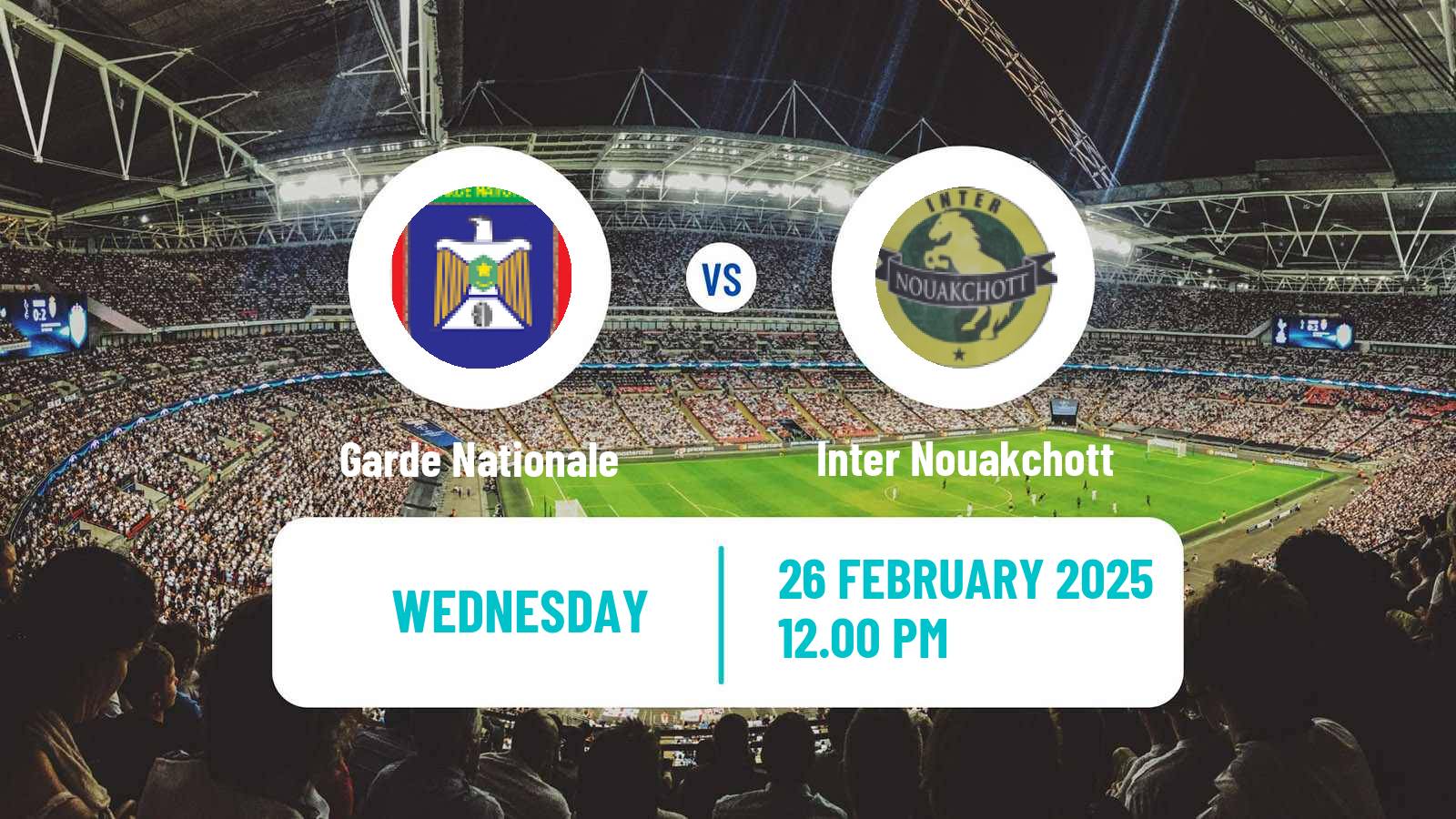 Soccer Mauritania Ligue 1 Garde Nationale - Inter Nouakchott