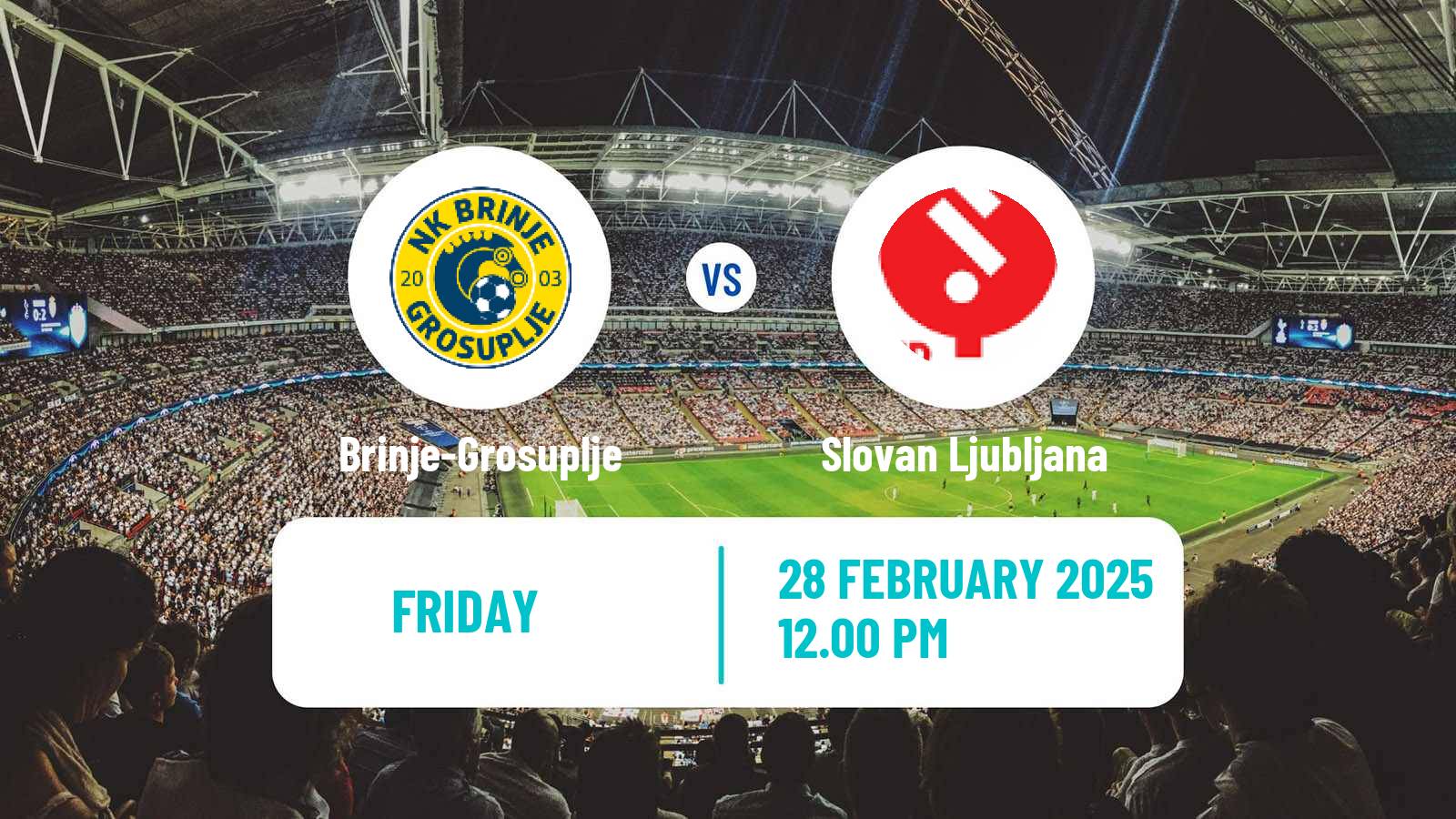 Soccer Slovenian 2 SNL Brinje-Grosuplje - Slovan Ljubljana