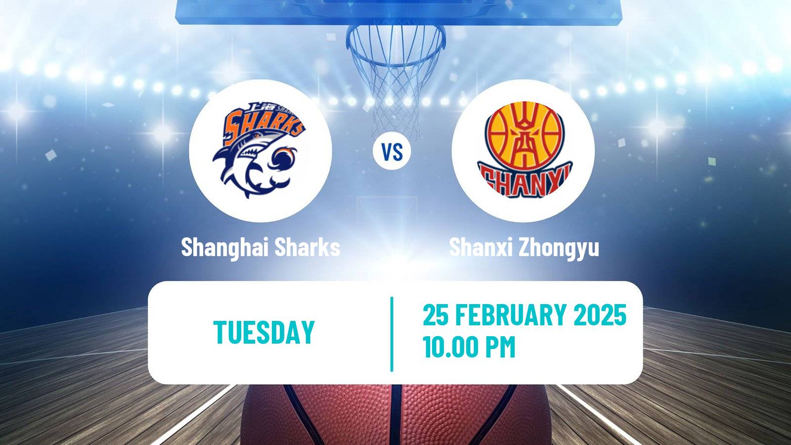 Basketball CBA Shanghai Sharks - Shanxi Zhongyu
